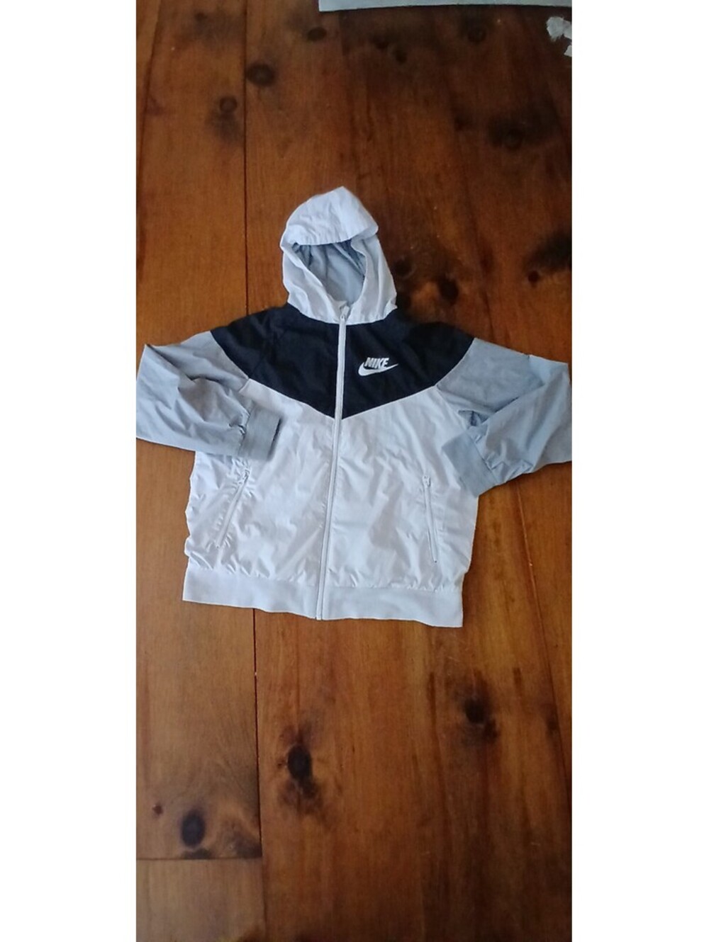 Boy's Nike Windbreaker Jacket Hooded Loose Fit Size M